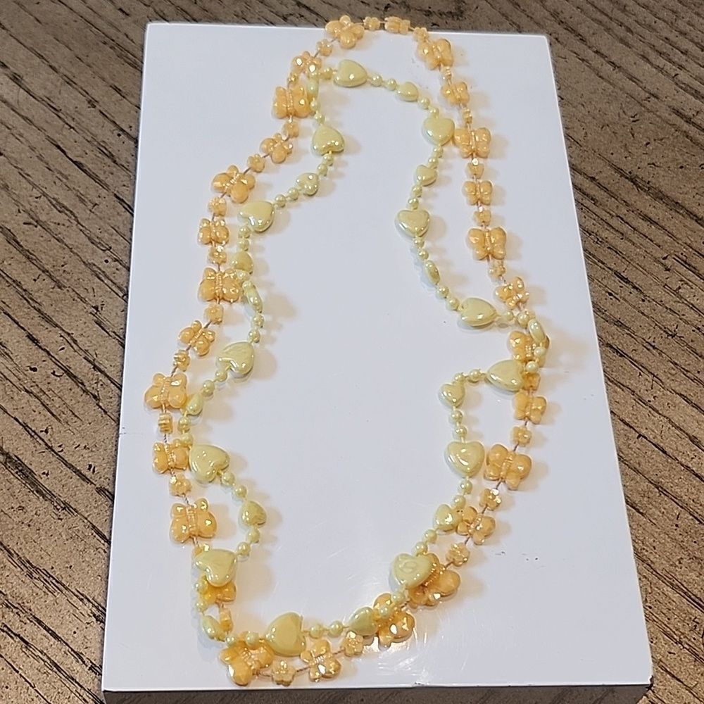 Kids play necklaces orange and yellow